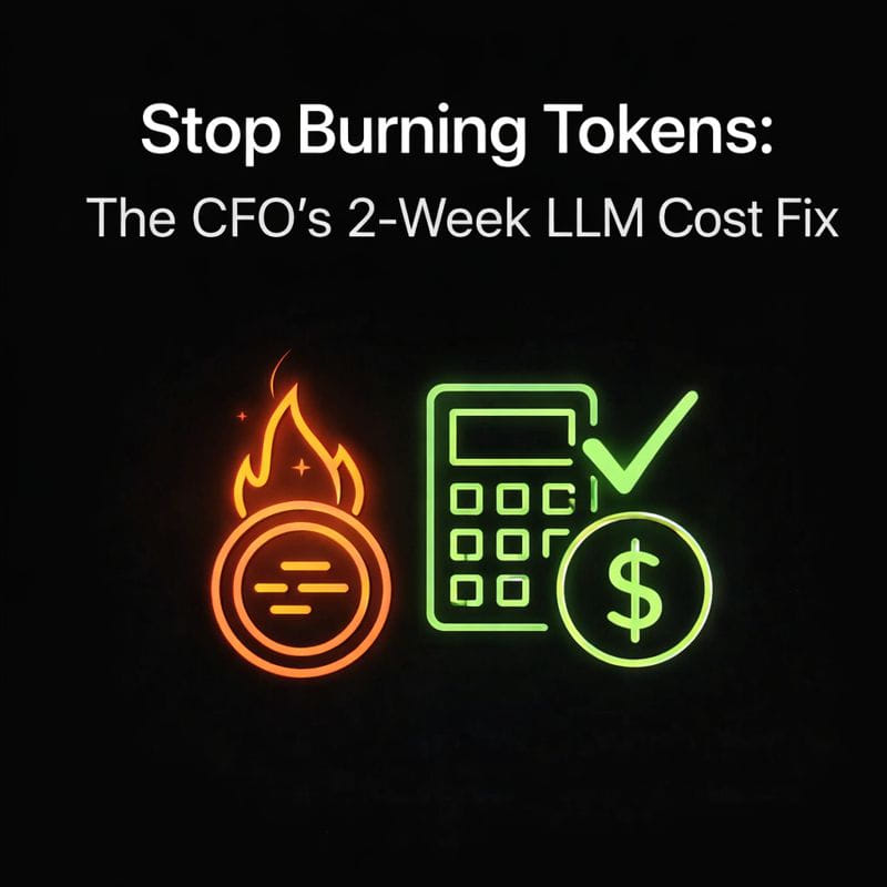 Stop Burning Tokens: The CFO’s 2-Week LLM Cost Fix